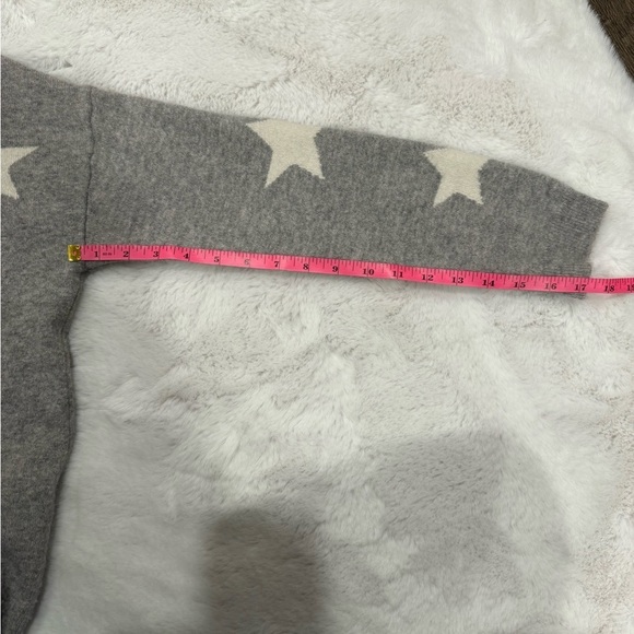 Magaschoni 100% Cashmere Star Pullover Sweater Size MEDIUM - Picture 8 of 10